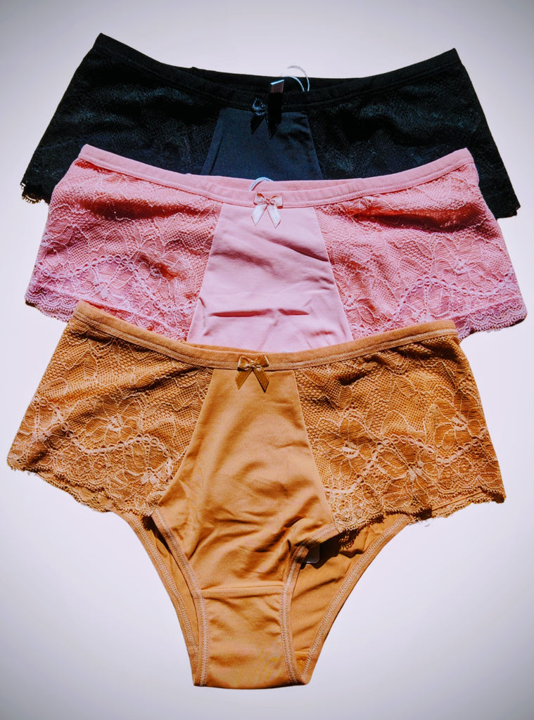 3 pack rio lace panties